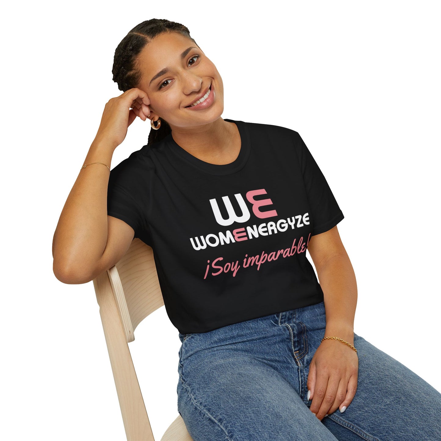 Camiseta Womenergyze™ “Poder Femenino” – Tu Energía, Tu Voz (4 colores)
