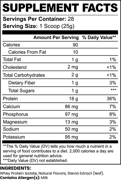 Pure-Femme Proteína isolada de suero (Chocolate)