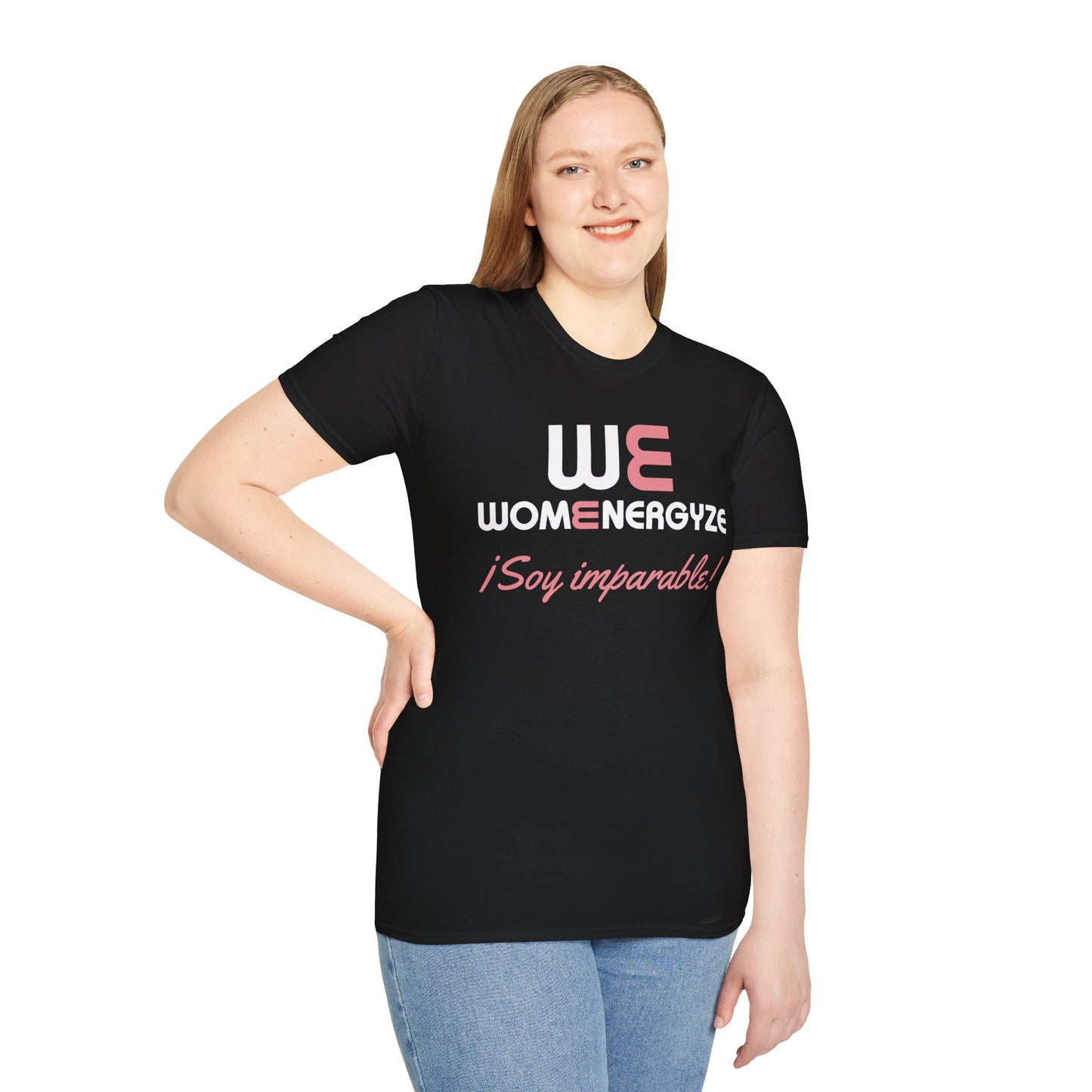 Camiseta Womenergyze™ “Poder Femenino” – Tu Energía, Tu Voz (4 colores)